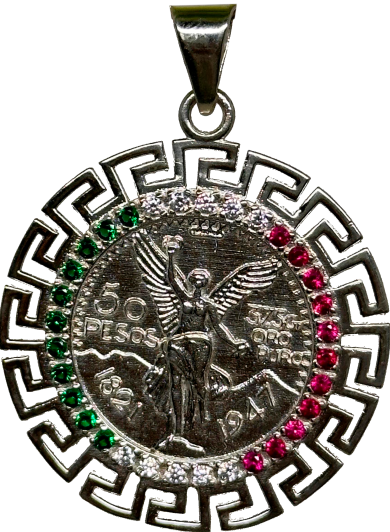 Imitación centenario con greca